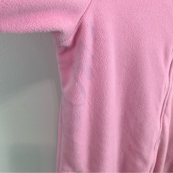 Nick and Nora Womens Pink Fleece Bunny Rabbit Footed Pajamas One Piece Size S - Picture 7 of 13